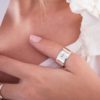 Wide Band Ring 10mm-photoshoot-lifestyle