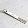 Signature Fingerprint Vertical Bar Necklace - Image 2