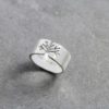 Family tree ring personalised ring silvery jewellery australia