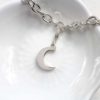 Moon Charm Silver charms personalised charms by silvery south africa
