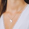 Africa Heart Necklace - Perspective Image