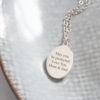 St Christopher Oval Pendant Necklace - Image 5
