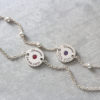 Kid’s Coin Name & Date Birthstone Dewdrop Bracelet - Image 3