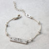 Kid's Small Name Dewdrop Bracelet - Image 2