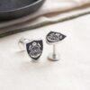 Family Crest Shield Cufflinks (Upload your own image) - Image 2