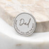Stainless Steel Personalised Golf Ball Marker - Dad Design - Image 2