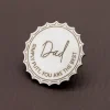 Stainless Steel Personalised Golf Ball Marker - Dad Design - Image 3