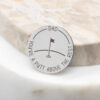 Stainless Steel Personalised Golf Ball Marker - Flag Design - Image 2
