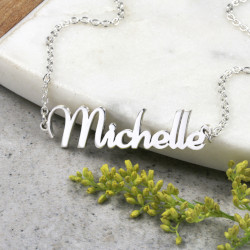 Personalised Silver Necklaces for Women in the UK by Silvery Jewellery