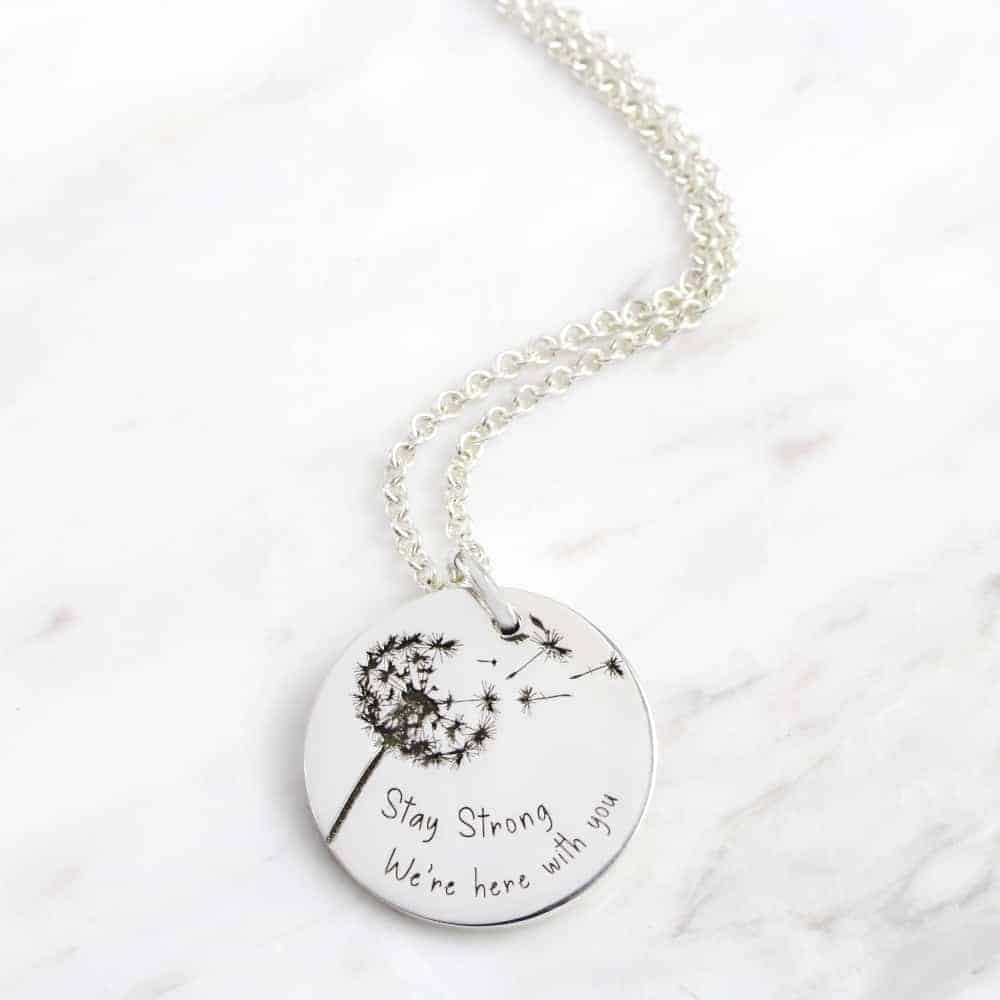 Disc Necklace UK by Silvery Jewellery