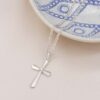 Birthstone Cross Necklace