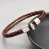 Personal Message Leather Bracelet - 3 Colours