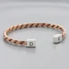 Flat Twist Copper Bangle - Image 3