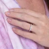 Moissanite Eternity Band