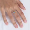 Tri Marquise Birthstone Ring (Select Stone Colours) - Image 4