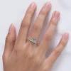 Tri Marquise Birthstone Ring (Select Stone Colours)