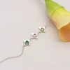 Birthstone Flower Connector Bracelet (SELECT 1-5 FLOWERS) - Image 5