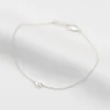Dainty Initial Connector Bracelet (Select 1-4 Initials) - Image 4