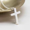 Women's Engraved Cross Necklace - Image 4