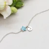 Birthstone Flower & Coin Bracelet - Image 2