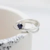 Entwined Birthstone Ring (Select Stone Colour)