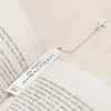 Sterling Silver Bookmark - Bible Verse & Cross Pendant