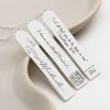 Sterling Silver Bookmark - Bible Verse & Cross Pendant - Image 3