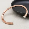 Personalised Round Copper Bangle - Image 3