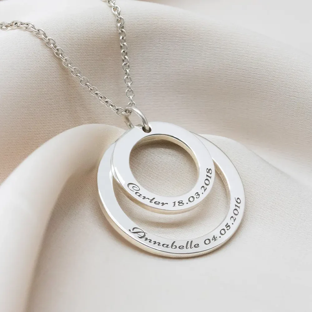 Double Hoop Necklace