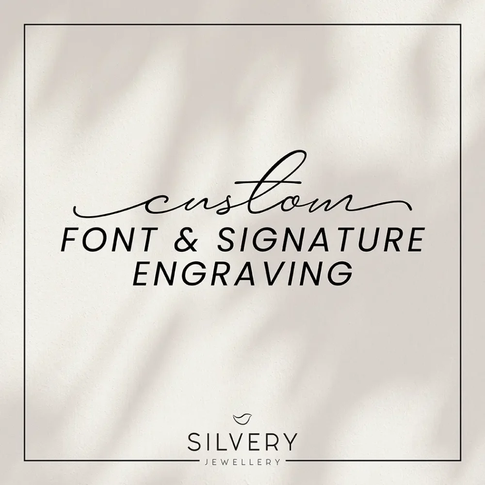 Custom Font & Signature Engraving