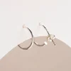 4mm Birthstone Huggie Hoop Earrings - Image 2