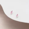 Dainty Marquise Birthstone Stud Earrings - Image 2
