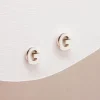 Initial Stud Earrings