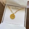 STERLING SILVER COIN NECKLACE | 20MM PENDANT SIZE | PERSONALISED JEWELLERY - Image 2
