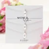 Heart Initial Friendship Necklace Set - Image 2