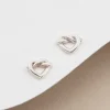 Heart Knot Stud Earrings