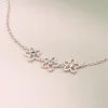 Open Flower Birthstone Bracelet (SELECT 1-5 FLOWERS)