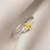 You & Me Birthstones Ring (Select Stone Colours) - Image 2