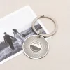 Personalised Song Vinyl Key Ring - Stainless Steel