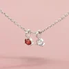Secret Heart Birthstone Necklace (SELECT 1-5 PENDANTS)