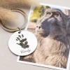 Cindy Handprint Key Ring- Stainless Steel - Image 2