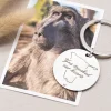 Cindy Handprint Key Ring- Stainless Steel - Image 3