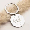 Cindy Handprint Key Ring- Stainless Steel - Image 5