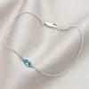Dainty Teardrop Birthstone Bracelet - Image 3