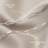 Dainty Paper Clip Bracelet - Image 2