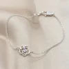 Rose Birthstone Connector Bracelet - Image 2