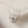 Rose Birthstone Connector Necklace - Image 3