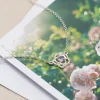 Rose Birthstone Connector Necklace - Image 2