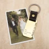Special Date & Message Key Ring Set - Brass - Image 2