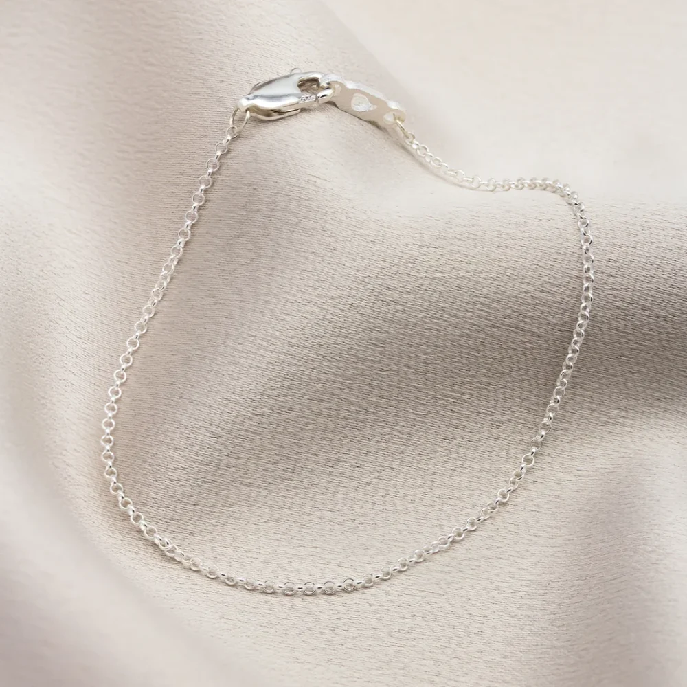 Dainty Rolo Links Anklet
